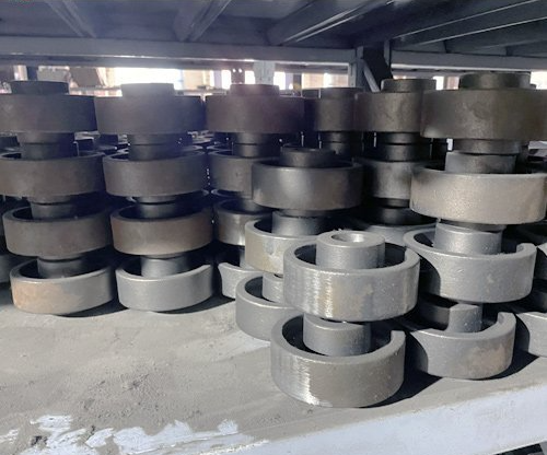 Heat treatment furnace roller wheel castings